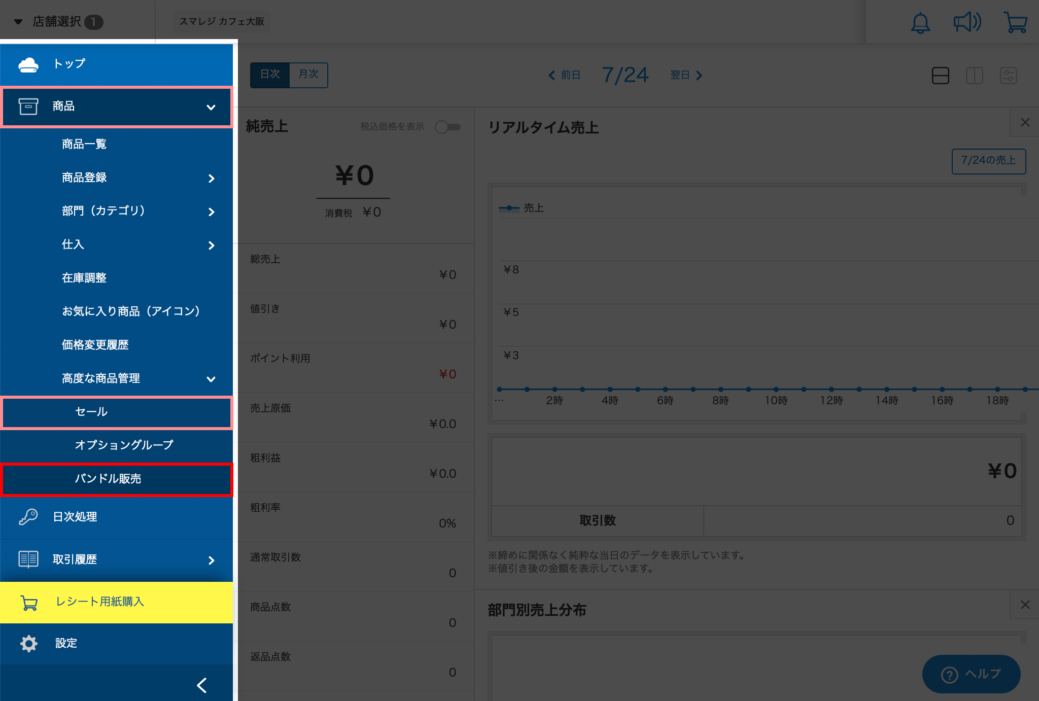 複数商品をセットで販売する（バンドル販売） – スマレジ・ヘルプ